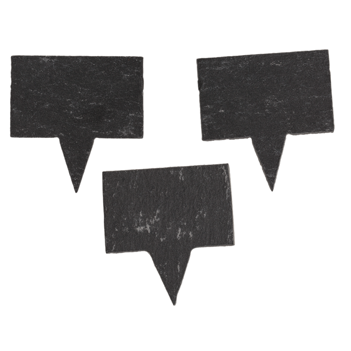 Rectangular slate tag for sticking, - Image 2