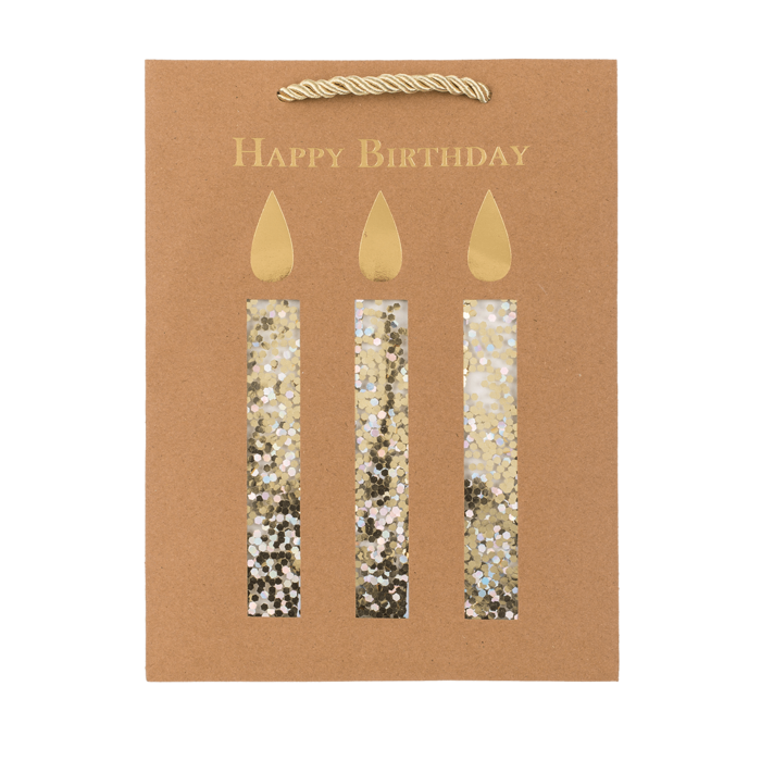 Craft paper bag, Happy Birthday, - Image 2