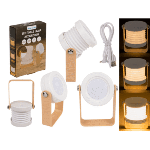 LED Table lamp, Accordion, ca. 37 cm, with triple