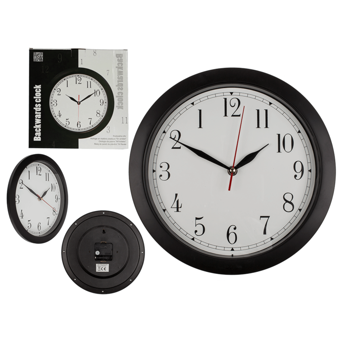 Wall clock, Reverse operation,