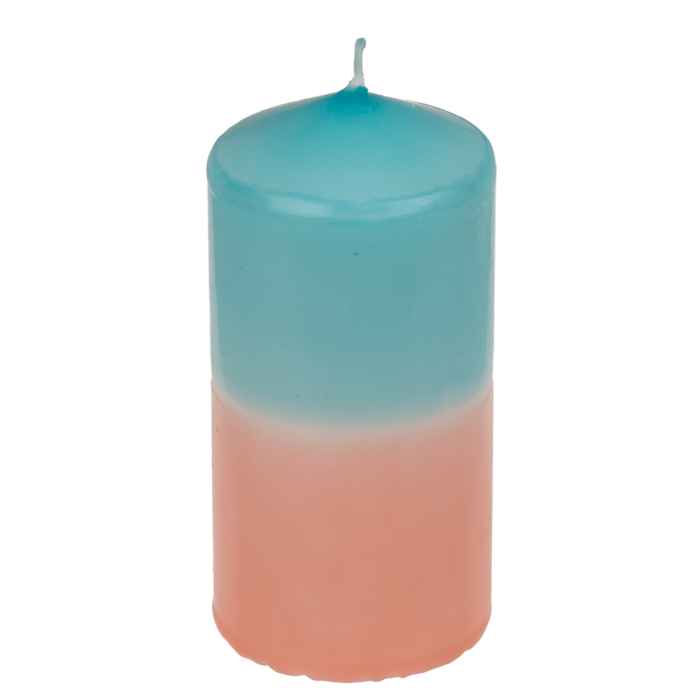 Pillar candle with color gradient, - Image 4