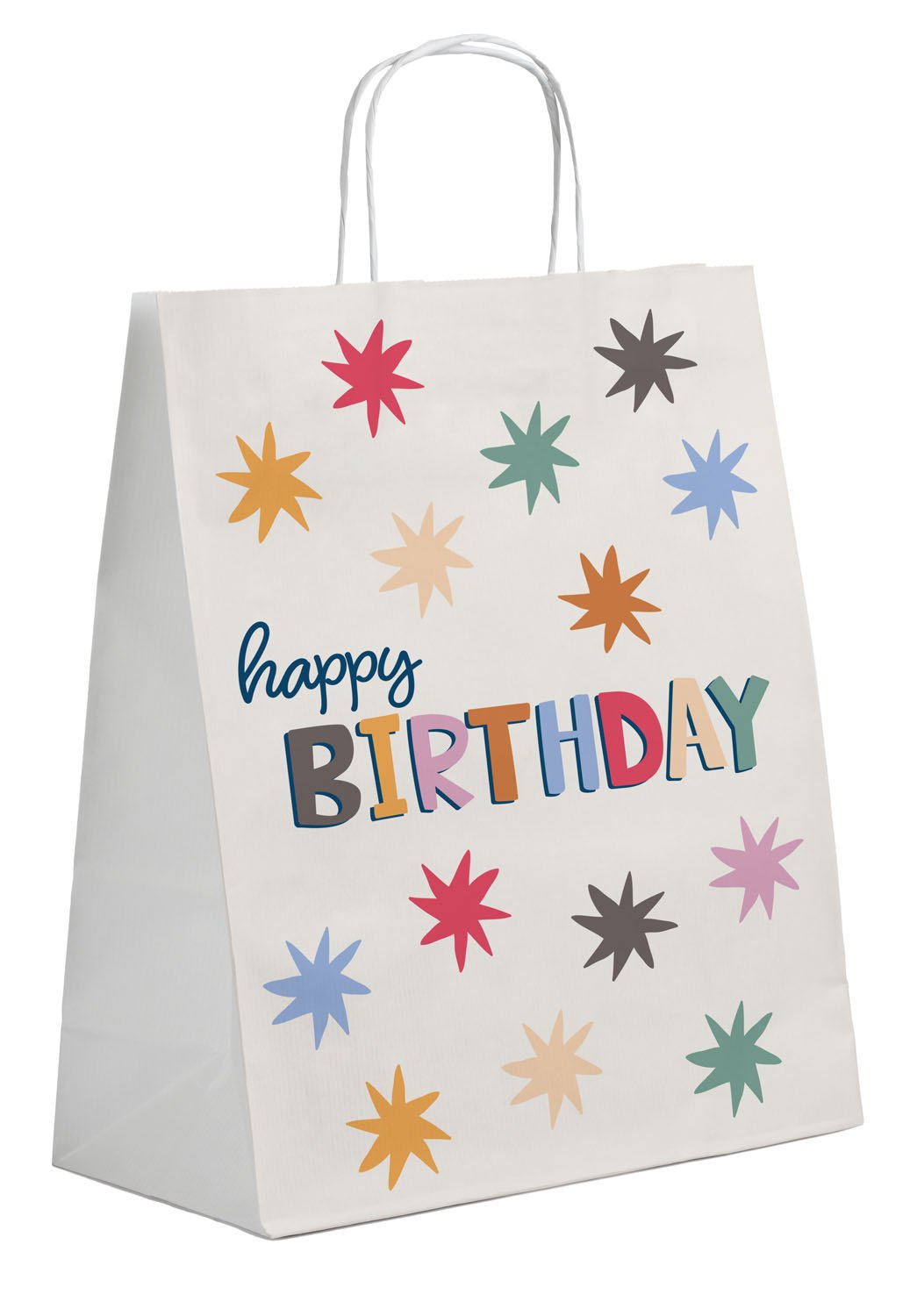 Gift Bags - Starburst - 20 x 27 cm - 6 pieces