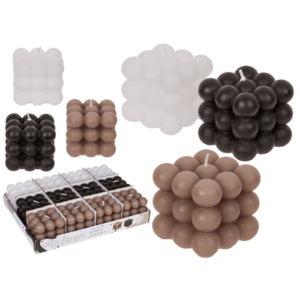 Candle, Bubble, ca. 6 x 5,5 cm,