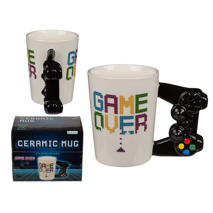 Mug with controller handle, Game over,