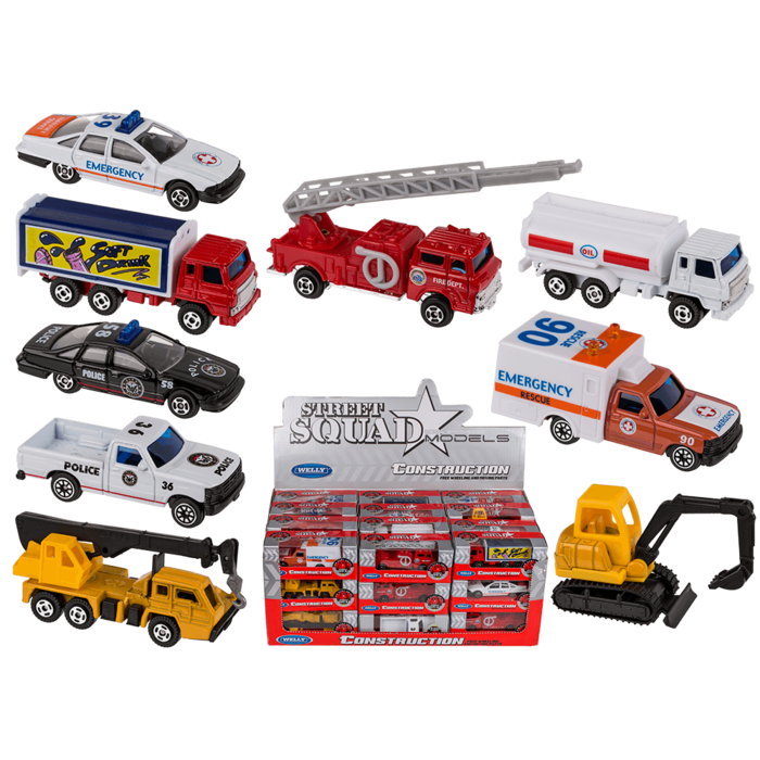 Model car, operational vehicle,