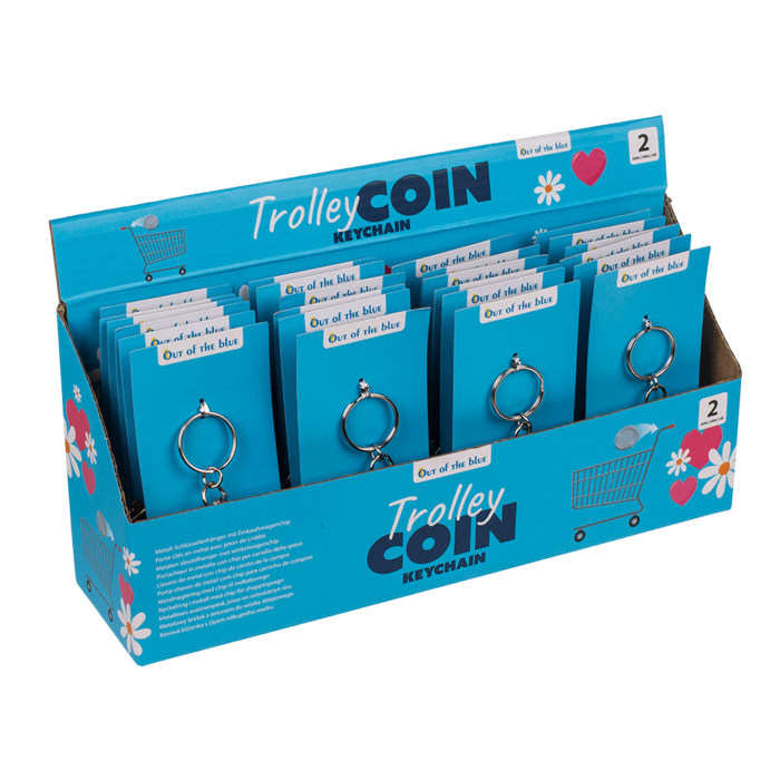 Metal Keychain with trolley Coin, - Image 3