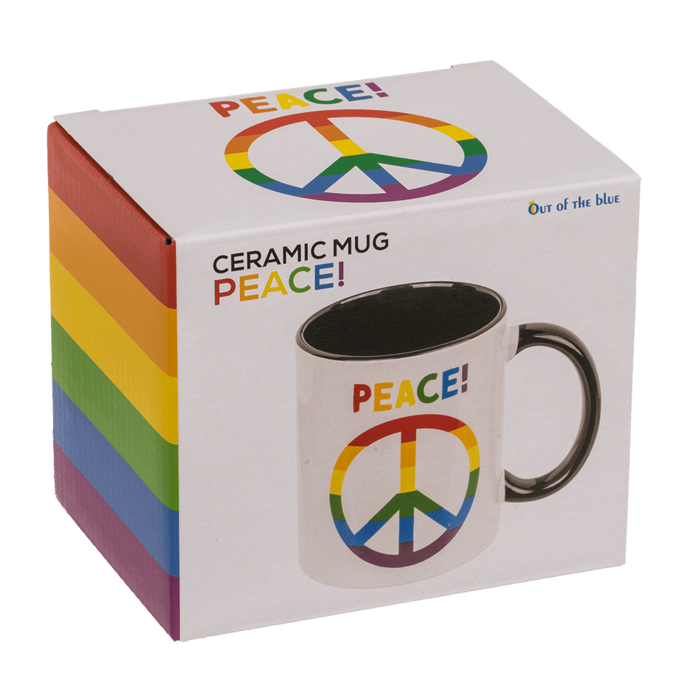 Mug, Peace, Stoneware, - Image 3