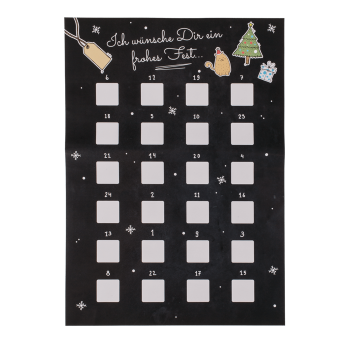 Scratch advent calendar, ca, 52 x 30 cm, - Image 4