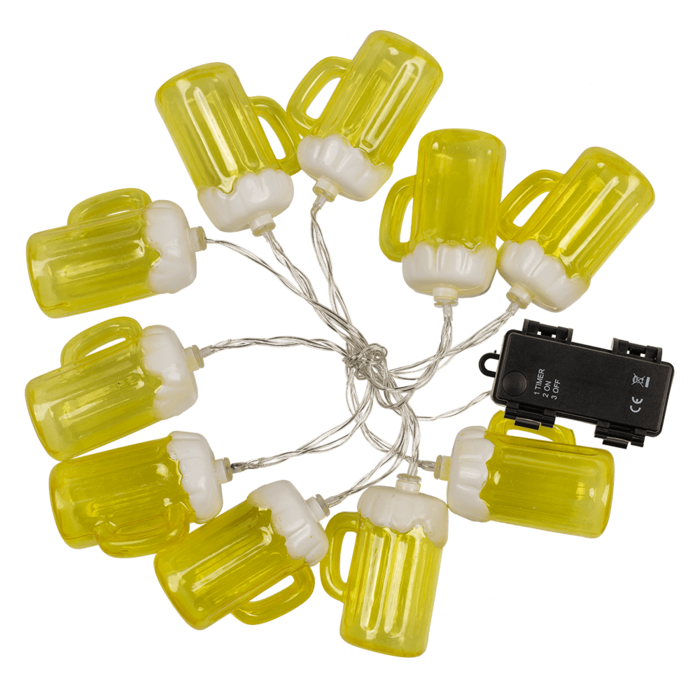 Llight chain, Beer mug, with 10 LED, - Image 4