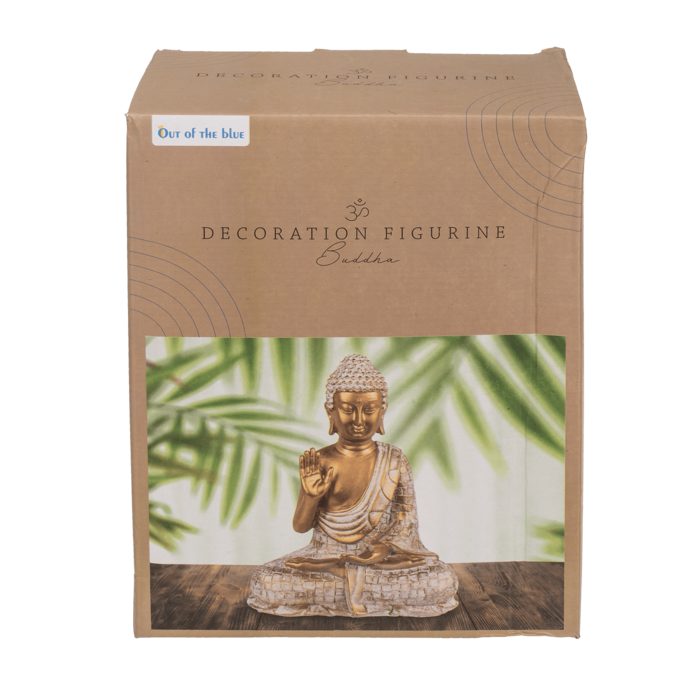 Decortion figurine, Buddha, ca. 16,5 x 10 x 21 cm, - Image 2