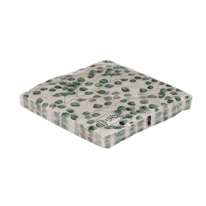 Paper napkins, Eucalyptus leaves, - Image 3