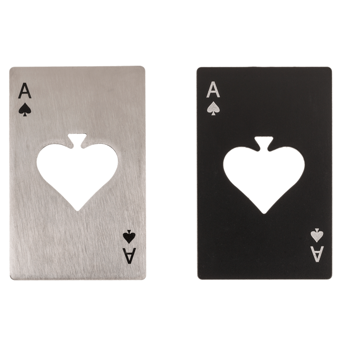 Metal bottle opener, Poker, - Image 2