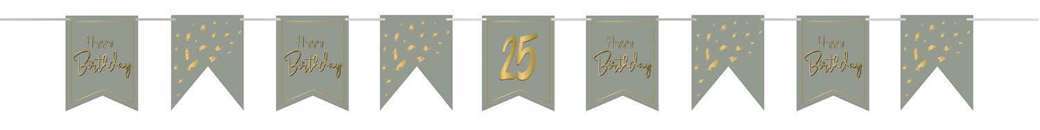 Bunting Garland DIY Age Golden Dawn - 4 meters