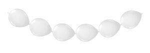 White Balloon Garland - 3 m