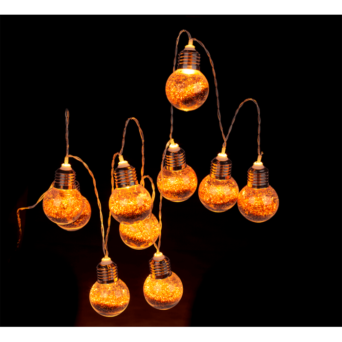 Light chain, Glitter Bulbs, - Image 3