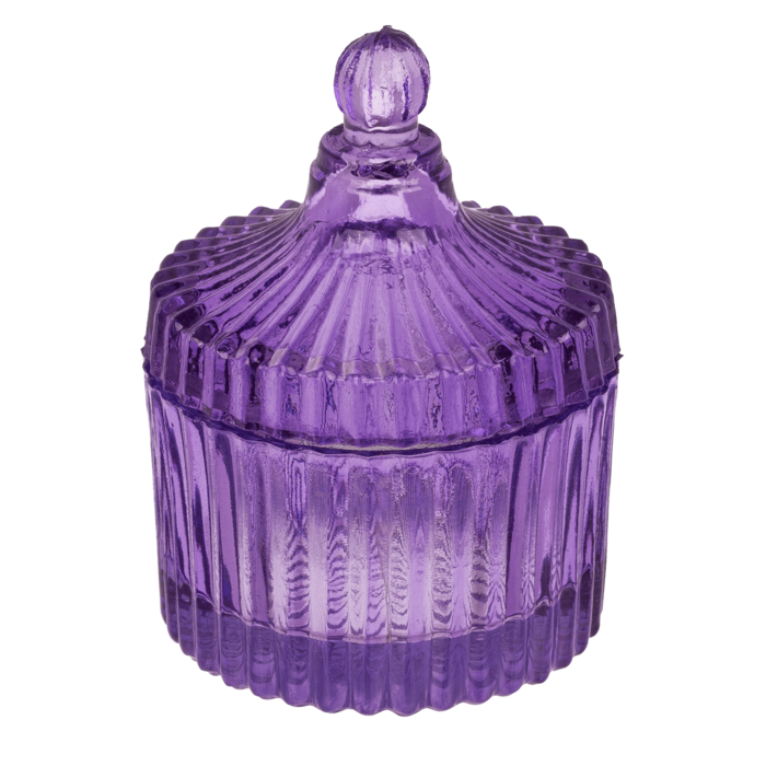 Storage jar with lid, currugated, - Image 2