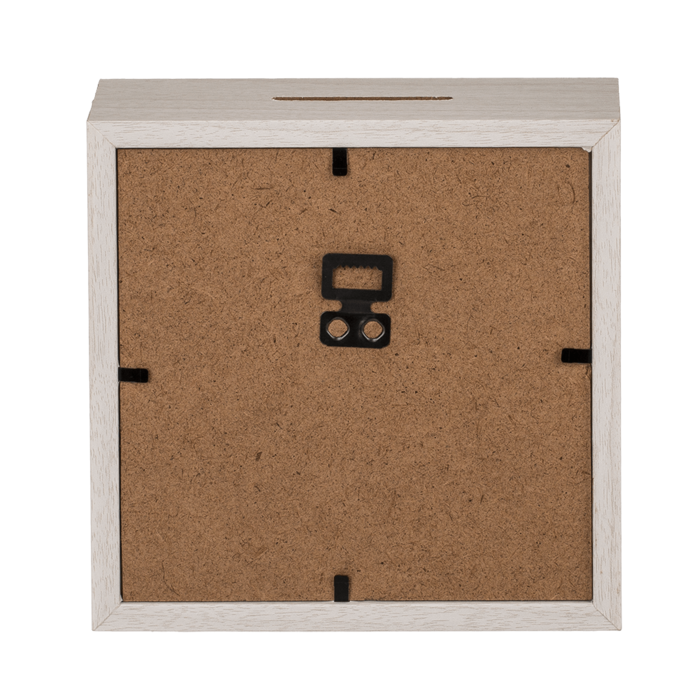 White wooden savings box, Travel Fund, - Image 2