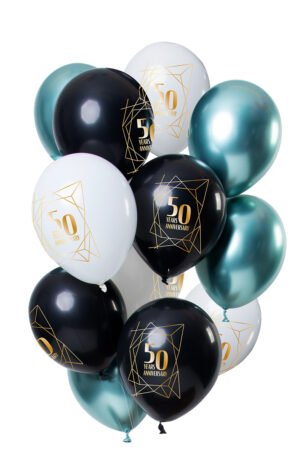 Balloons Anniversary 50 Years 30cm - 12 pieces