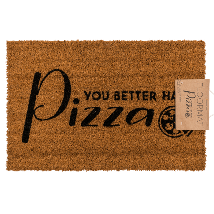 Floor mat, You better have pizza, - Image 3