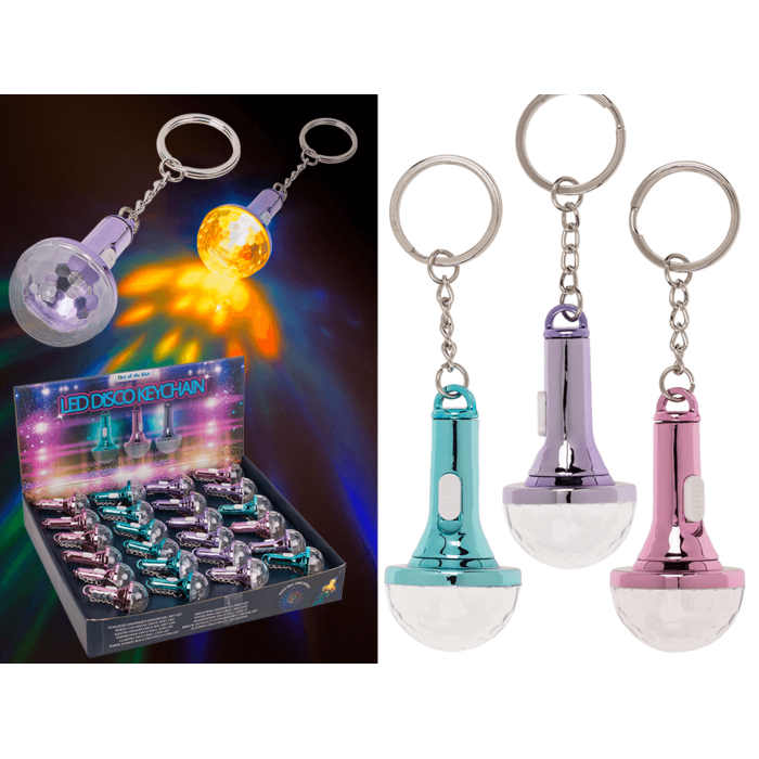 Metal keychain, Disco ball,