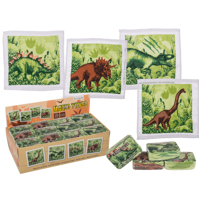 Magic cotton towel, Dinosaur,