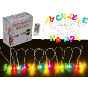 Fairy lights LED "Happy Birthday", L: 1,70 m.,