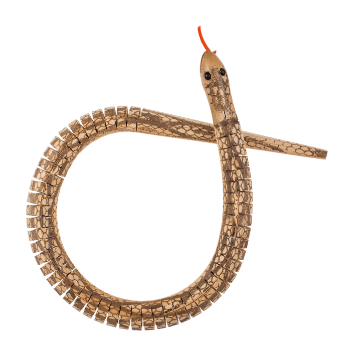 Wooden snake, ca. 50 cm - Image 2