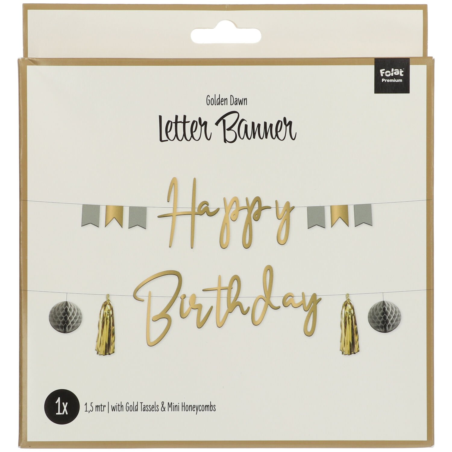 Letter garlands Golden Dawn - 1.5 meters - Image 3