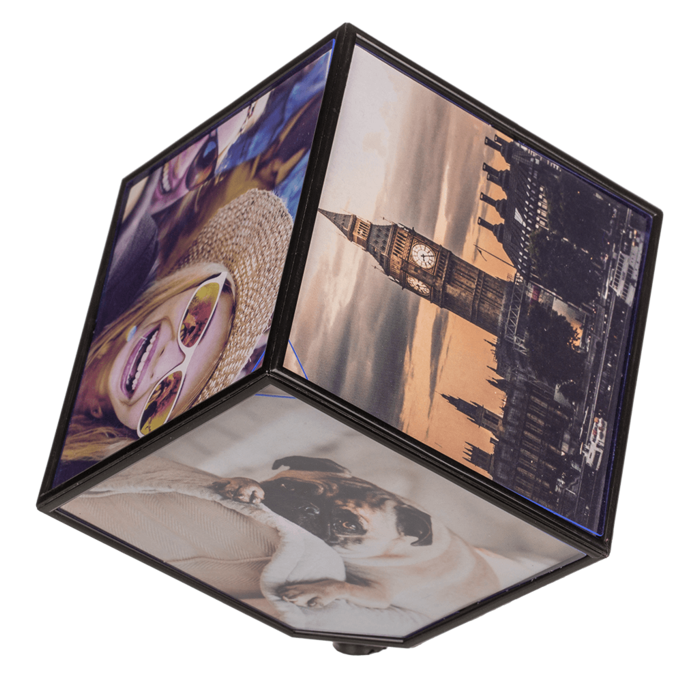 Rotating picture cube for 6 photos 11 x 11 cm, - Image 4