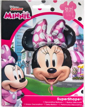 Foil Balloon - Shape - Minnie Mouse Head - 66 x 53 cm