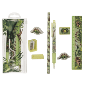 Stationery Set, Dinosaur, set of 6,