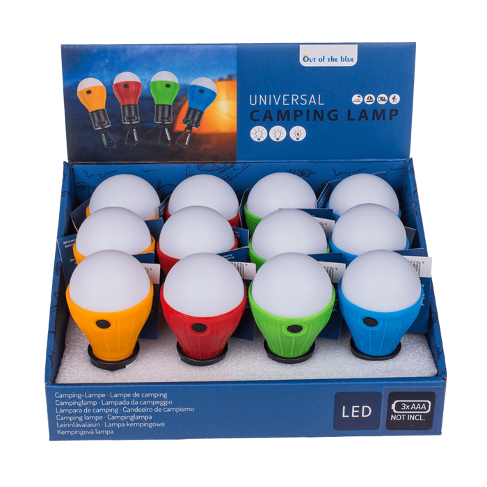 Universal camping lamp, with carabiner hook, - Image 2