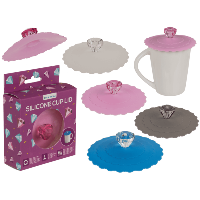 Silicone Lid, Diamonds, X cm,