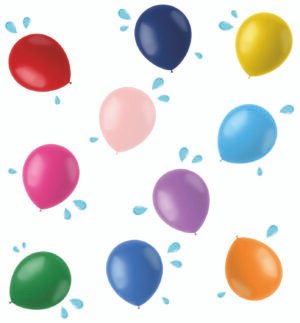 Water Balloons - Stripetastic - Assorti - 8 cm - 100 stuks