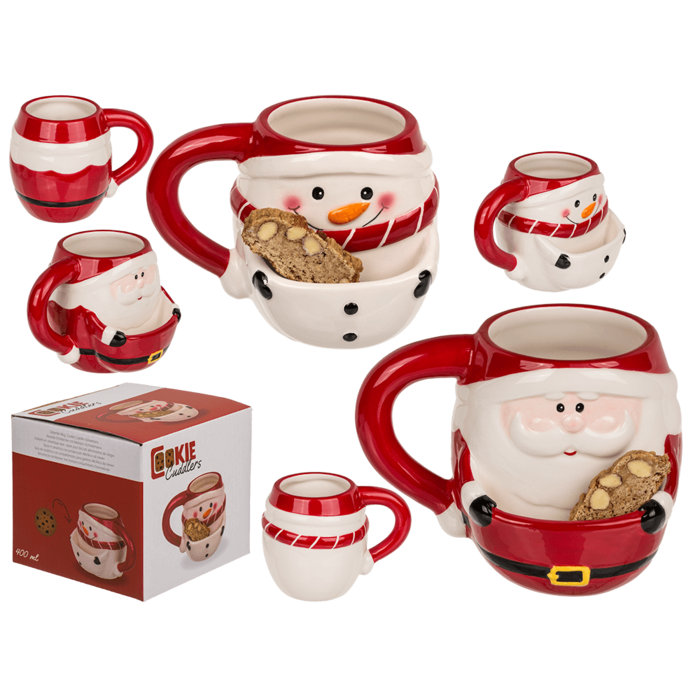 Dolomite Mug, Coockie Cuddler, Christmas,