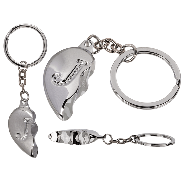 Metal Keychain, Broken Heart,