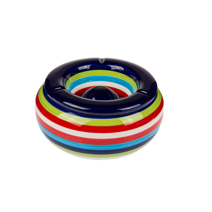 Ceramic storm ashtray, Stripes, - Image 2