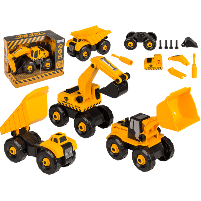 Take Apart Construction Vehicles Excavations