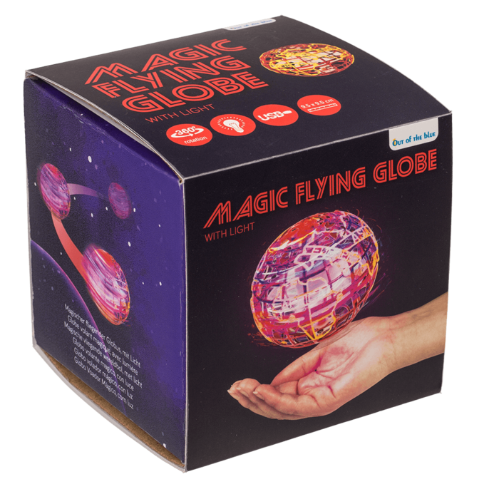 Magic Flying Globe, red/yellow, - Image 3