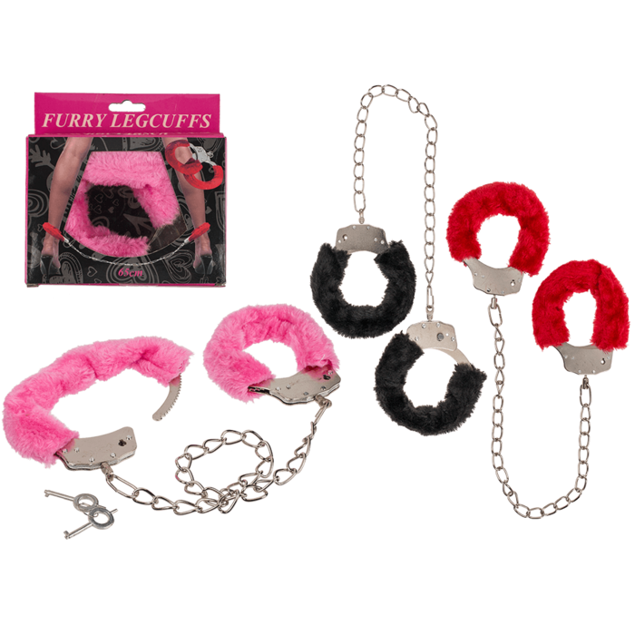 Plush leg cuffs,
