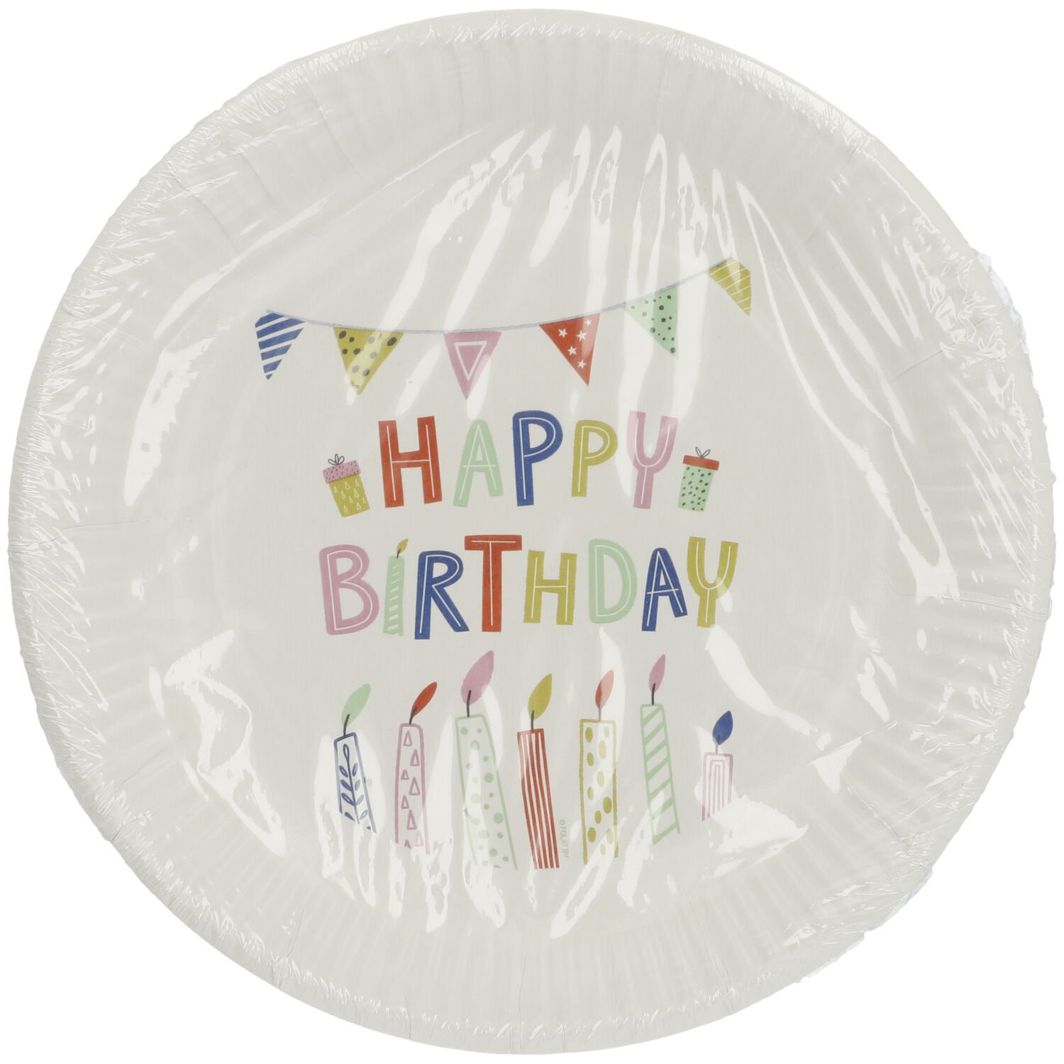Paper Plates - Party Green - 23 cm - 8 pieces - Image 2