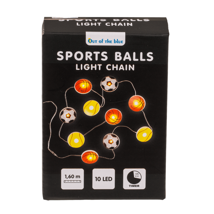 Llight chain, Sport balls, with 10 LED, - Image 2