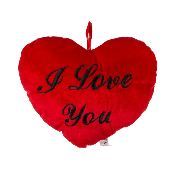 Red Plush Heart 'I Love You' Stuffed Toy - Image 4