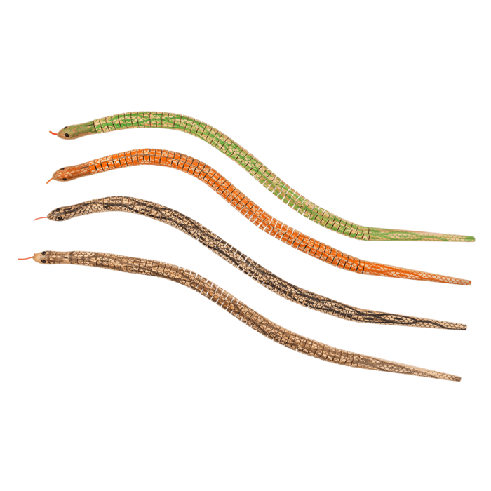 Wooden snake, ca. 50 cm - Image 4
