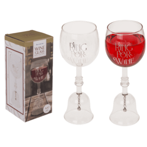 Wine glass table bell, Ring For Wine, 22 cm,