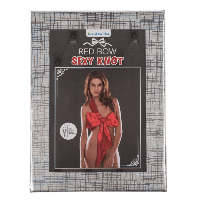 Red sexy costume bow, Sexy Knot, - Image 4