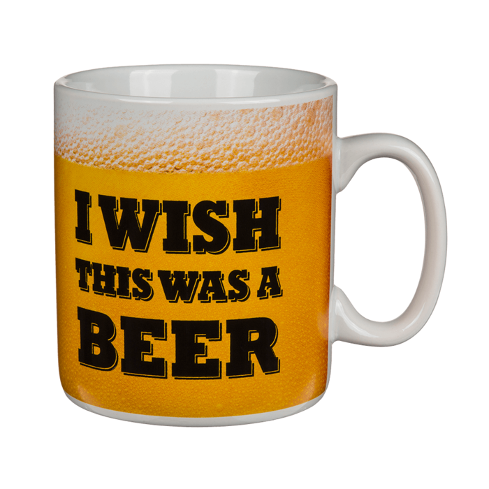 Coffee Mug, I wish this was a beer, - Image 4