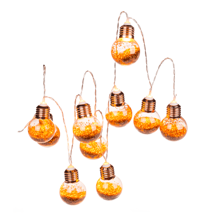 Light chain, Glitter Bulbs, - Image 4