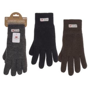 Mens gloves with 3M inner lining,