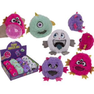 Plush Squeeze Ball, Monster,